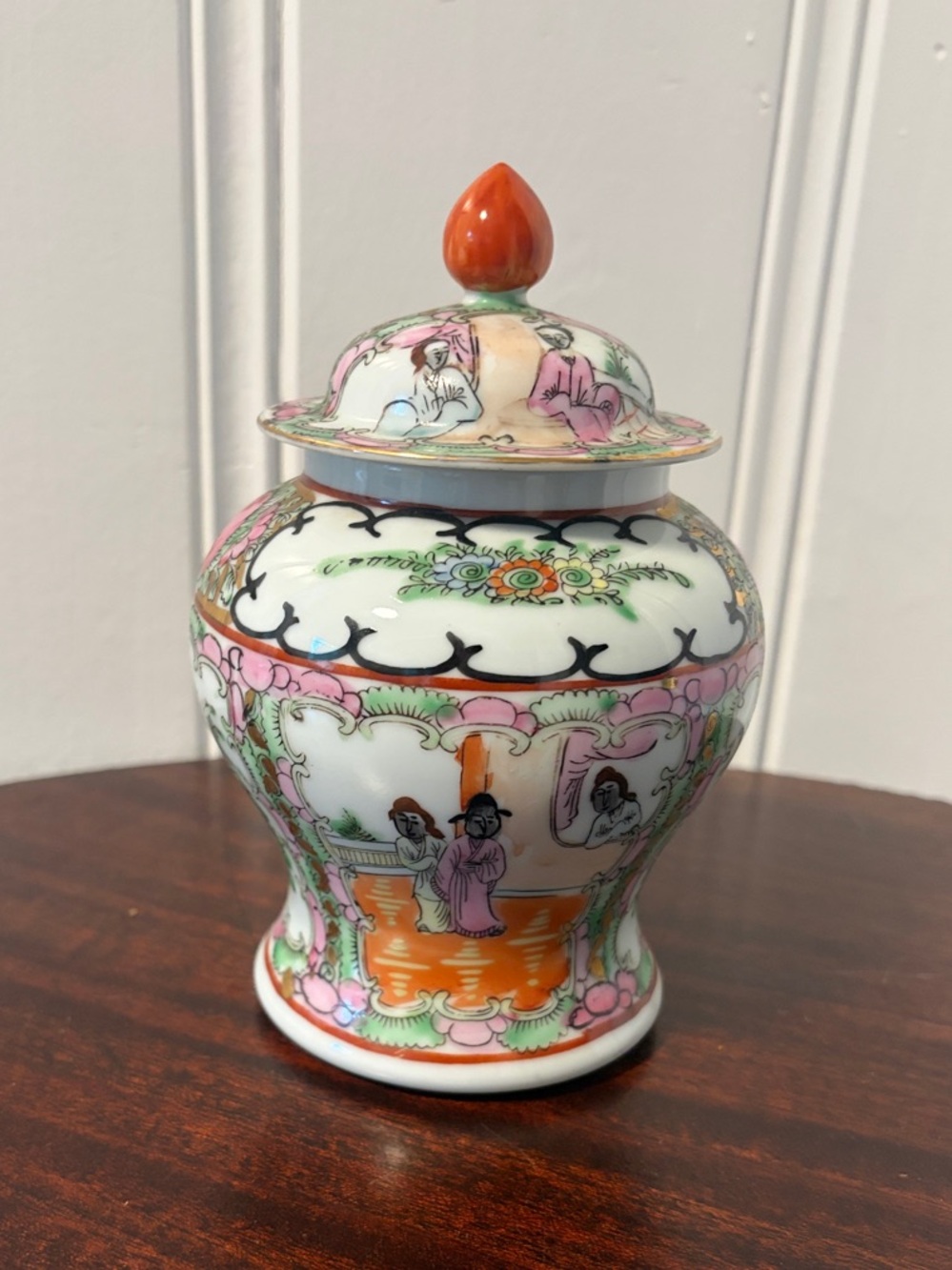 Famille Rose Ginger Jar